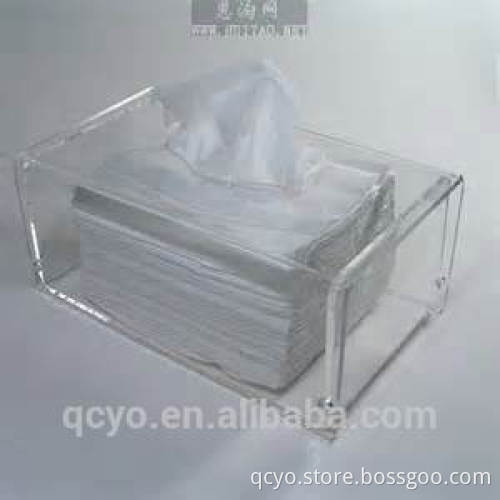 2015 shenzhen supplier best clear new design flower tissue box